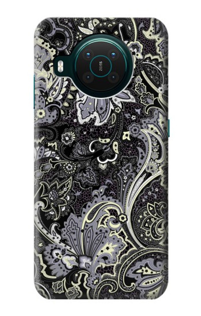 S3251 Batik Flower Pattern Case Cover Custodia per Nokia X10