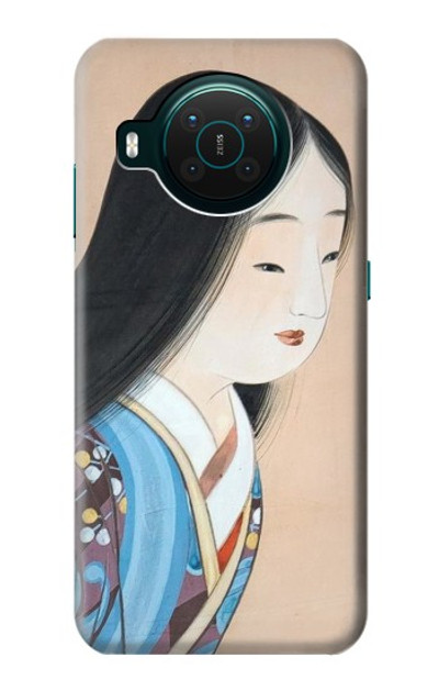 S3483 Japan Beauty Kimono Case Cover Custodia per Nokia X10