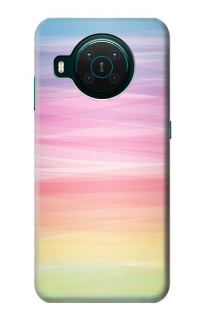 S3507 Colorful Rainbow Pastel Case Cover Custodia per Nokia X10