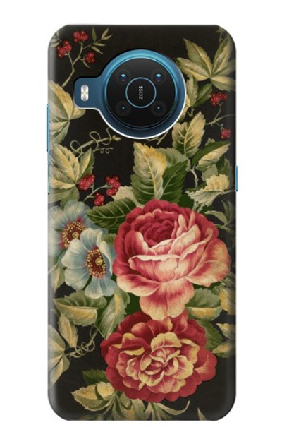 S3013 Vintage Antique Roses Case Cover Custodia per Nokia X20