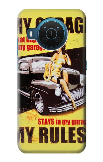 S3198 My Garage Pinup Girl Case Cover Custodia per Nokia X20