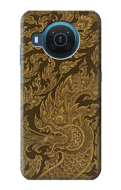 S3382 Thai Art Naga Case Cover Custodia per Nokia X20