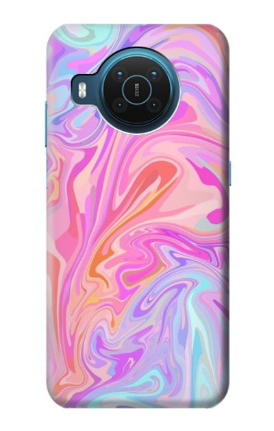 S3444 Digital Art Colorful Liquid Case Cover Custodia per Nokia X20