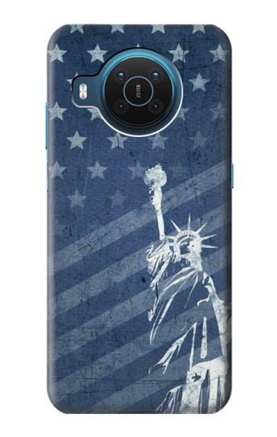 S3450 US Flag Liberty Statue Case Cover Custodia per Nokia X20