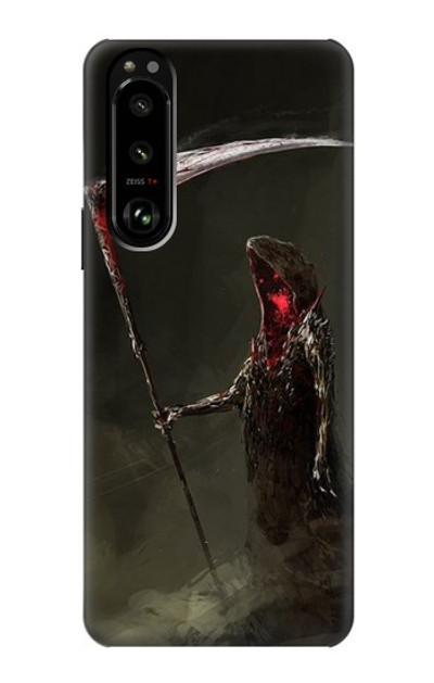 S1319 Grim Reaper Death Scythe Case Cover Custodia per Sony Xperia 5 III