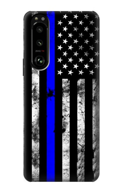 S3244 Thin Blue Line USA Case Cover Custodia per Sony Xperia 5 III