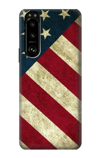 S3295 US National Flag Case Cover Custodia per Sony Xperia 5 III