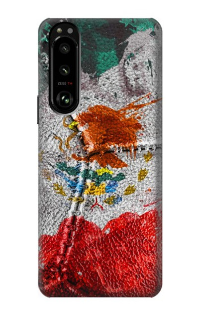 S3314 Mexico Flag Vinatage Football Graphic Case Cover Custodia per Sony Xperia 5 III