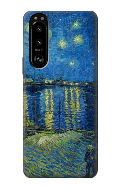 S3336 Van Gogh Starry Night Over the Rhone Case Cover Custodia per Sony Xperia 5 III