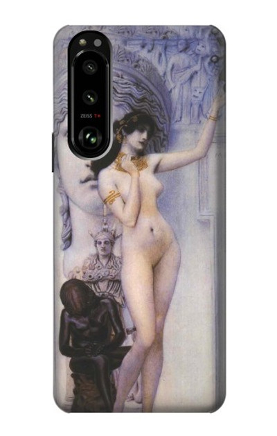 S3353 Gustav Klimt Allegory of Sculpture Case Cover Custodia per Sony Xperia 5 III