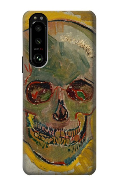 S3359 Vincent Van Gogh Skull Case Cover Custodia per Sony Xperia 5 III