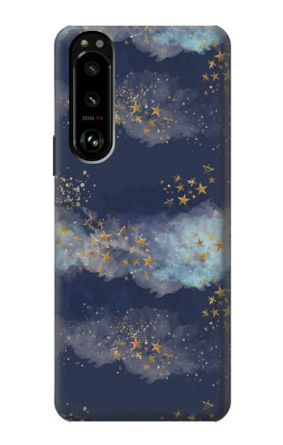 S3364 Gold Star Sky Case Cover Custodia per Sony Xperia 5 III