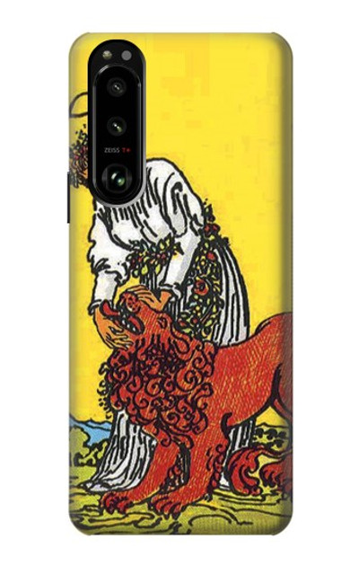 S3458 Strength Tarot Card Case Cover Custodia per Sony Xperia 5 III