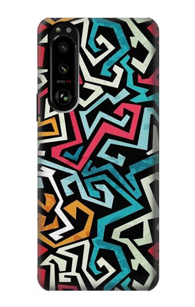 S3712 Pop Art Pattern Case Cover Custodia per Sony Xperia 5 III