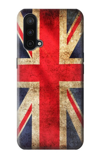 S2303 British UK Vintage Flag Case Cover Custodia per OnePlus Nord CE 5G