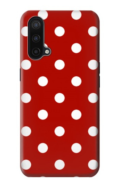 S2951 Red Polka Dots Case Cover Custodia per OnePlus Nord CE 5G