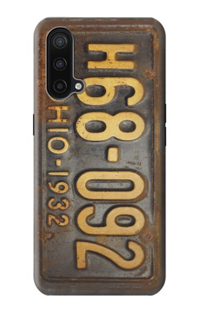 S3228 Vintage Car License Plate Case Cover Custodia per OnePlus Nord CE 5G