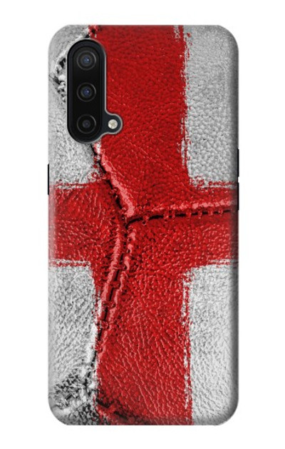 S3316 England Flag Vintage Football Graphic Case Cover Custodia per OnePlus Nord CE 5G