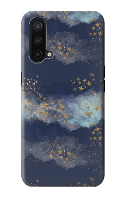 S3364 Gold Star Sky Case Cover Custodia per OnePlus Nord CE 5G