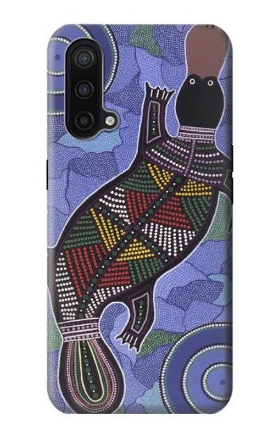 S3387 Platypus Australian Aboriginal Art Case Cover Custodia per OnePlus Nord CE 5G