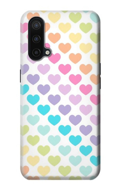 S3499 Colorful Heart Pattern Case Cover Custodia per OnePlus Nord CE 5G