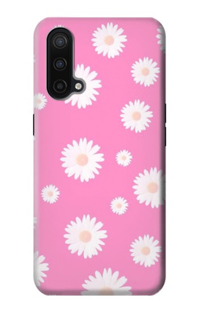 S3500 Pink Floral Pattern Case Cover Custodia per OnePlus Nord CE 5G