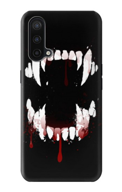 S3527 Vampire Teeth Bloodstain Case Cover Custodia per OnePlus Nord CE 5G