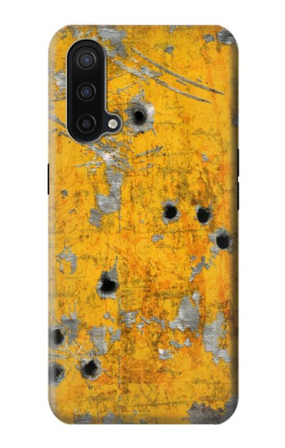 S3528 Bullet Rusting Yellow Metal Case Cover Custodia per OnePlus Nord CE 5G