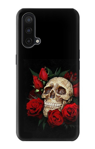 S3753 Dark Gothic Goth Skull Roses Case Cover Custodia per OnePlus Nord CE 5G
