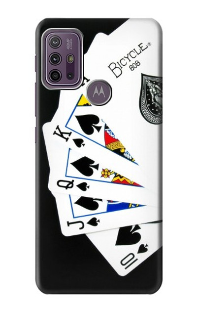 S1078 Poker Royal Straight Flush Case Cover Custodia per Motorola Moto G10 Power