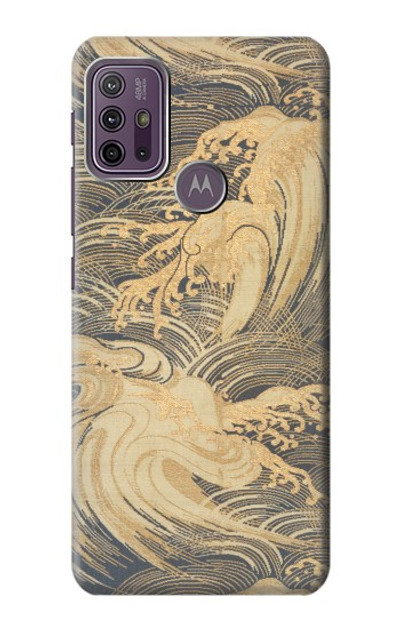 S2680 Japan Art Obi With Stylized Waves Case Cover Custodia per Motorola Moto G10 Power