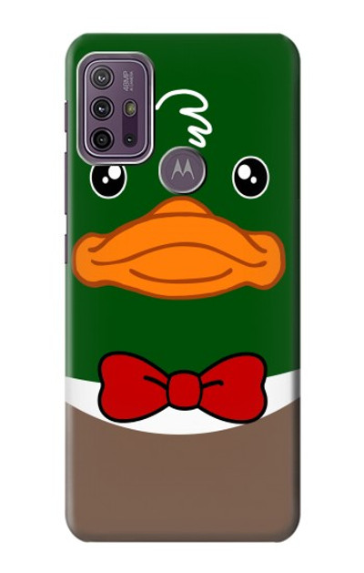 S2762 Green Head Mallard Duck Tuxedo Cartoon Case Cover Custodia per Motorola Moto G10 Power