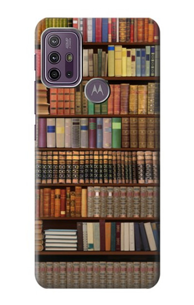 S3154 Bookshelf Case Cover Custodia per Motorola Moto G10 Power