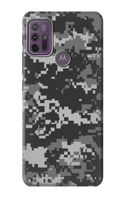 S3293 Urban Black Camo Camouflage Case Cover Custodia per Motorola Moto G10 Power