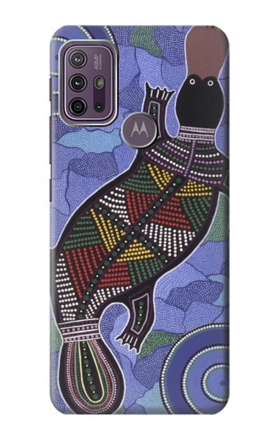 S3387 Platypus Australian Aboriginal Art Case Cover Custodia per Motorola Moto G10 Power