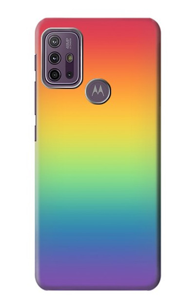 S3698 LGBT Gradient Pride Flag Case Cover Custodia per Motorola Moto G10 Power