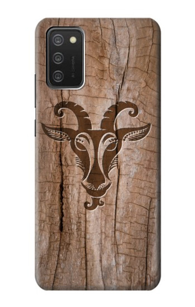 S2183 Goat Wood Graphic Printed Case Cover Custodia per Samsung Galaxy A03S