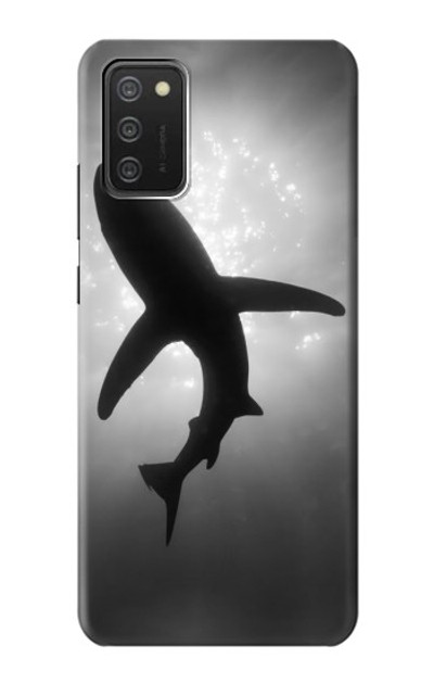 S2367 Shark Monochrome Case Cover Custodia per Samsung Galaxy A03S