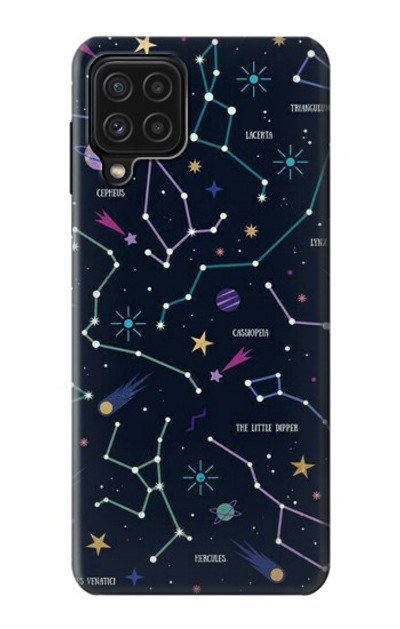 S3220 Star Map Zodiac Constellations Case Cover Custodia per Samsung Galaxy A22 4G