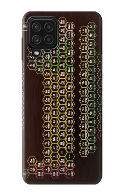 S3544 Neon Honeycomb Periodic Table Case Cover Custodia per Samsung Galaxy A22 4G