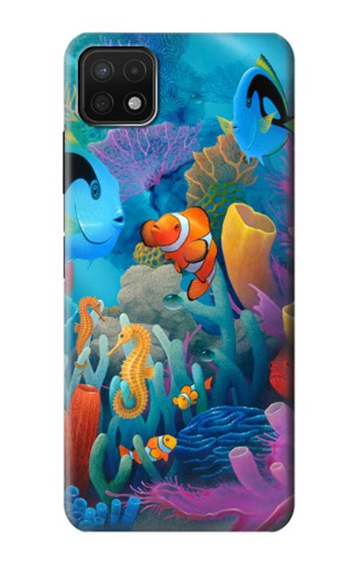 S3227 Underwater World Cartoon Case Cover Custodia per Samsung Galaxy A22 5G