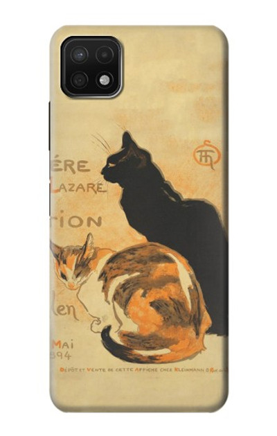 S3229 Vintage Cat Poster Case Cover Custodia per Samsung Galaxy A22 5G