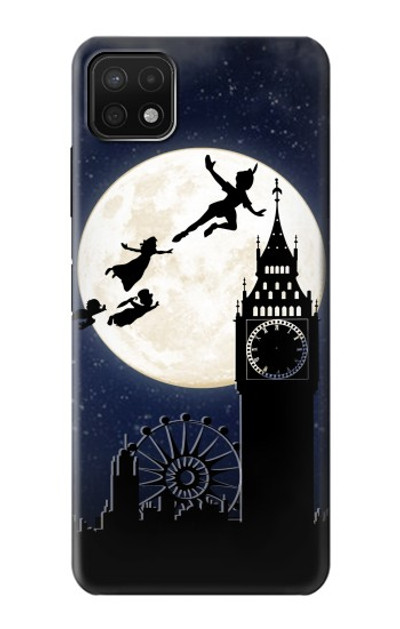 S3249 Peter Pan Fly Full Moon Night Case Cover Custodia per Samsung Galaxy A22 5G