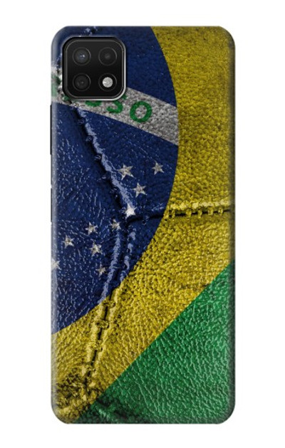 S3297 Brazil Flag Vintage Football Graphic Case Cover Custodia per Samsung Galaxy A22 5G