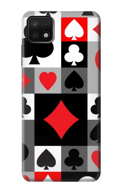 S3463 Poker Card Suit Case Cover Custodia per Samsung Galaxy A22 5G