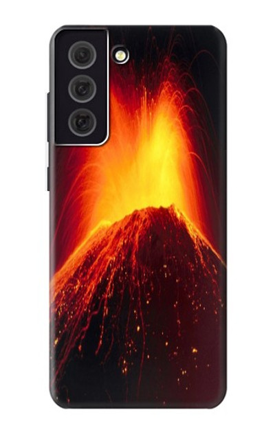 S0745 Volcano Lava Case Cover Custodia per Samsung Galaxy S21 FE 5G