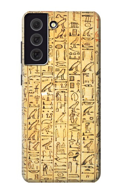 S1625 Egyptian Coffin Texts Case Cover Custodia per Samsung Galaxy S21 FE 5G