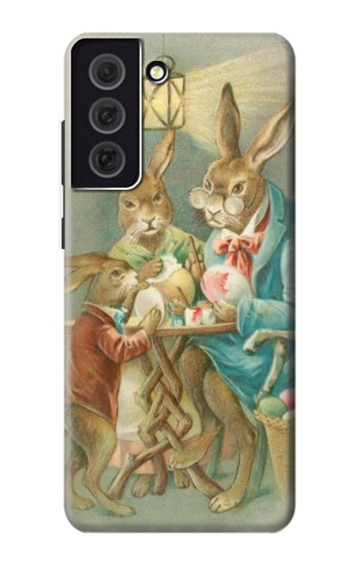 S3164 Easter Rabbit Family Case Cover Custodia per Samsung Galaxy S21 FE 5G