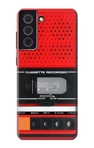 S3204 Red Cassette Recorder Graphic Case Cover Custodia per Samsung Galaxy S21 FE 5G