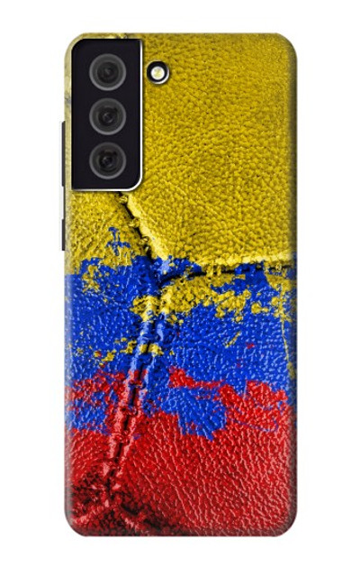 S3306 Colombia Flag Vintage Football Graphic Case Cover Custodia per Samsung Galaxy S21 FE 5G